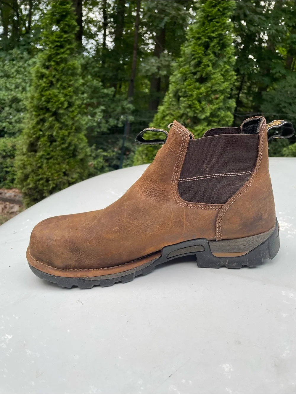 Georgia Boot Eagle One Waterproof Chelsea work boot Size 10.5 Wide Men’s